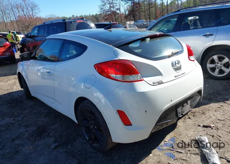 2015 Hyundai Veloster из США, поврежденный, VIN KMHTC6AD8FU239494